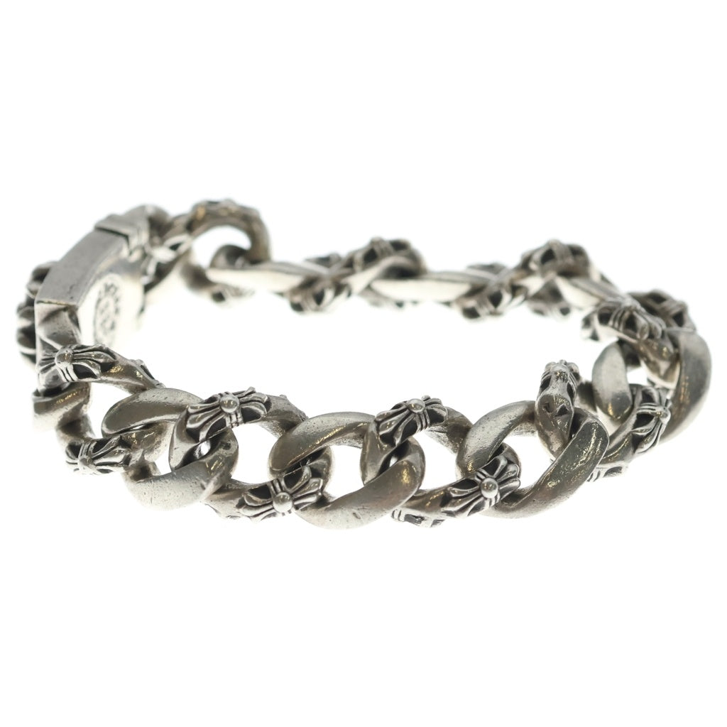 CHROME HEARTS(クロムハーツ) ID BOX FNCY CHX ボックスIDファンシーリンク ブレスレット 15LINK シルバー