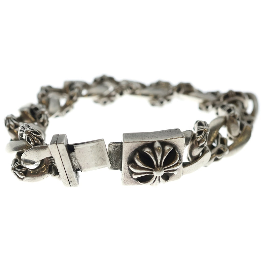 CHROME HEARTS(クロムハーツ) ID BOX FNCY CHX ボックスIDファンシーリンク ブレスレット 15LINK シルバー