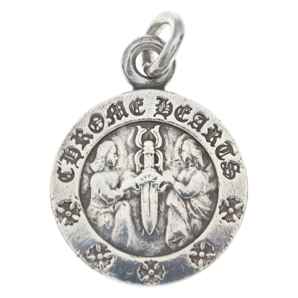 CHROME HEARTS(クロムハーツ) CHRM ANGL MDL V2 エンジェルメダルチャーム ペンダントトップ シルバーBCA229