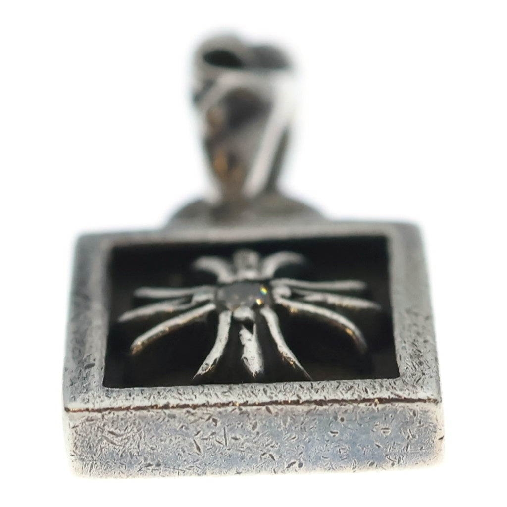 CHROME HEARTS(クロムハーツ) FRAMED CH PLUS 1DIA フレームドCHプラス 1ダイヤ ペンダントトップ ゴールド BCA047