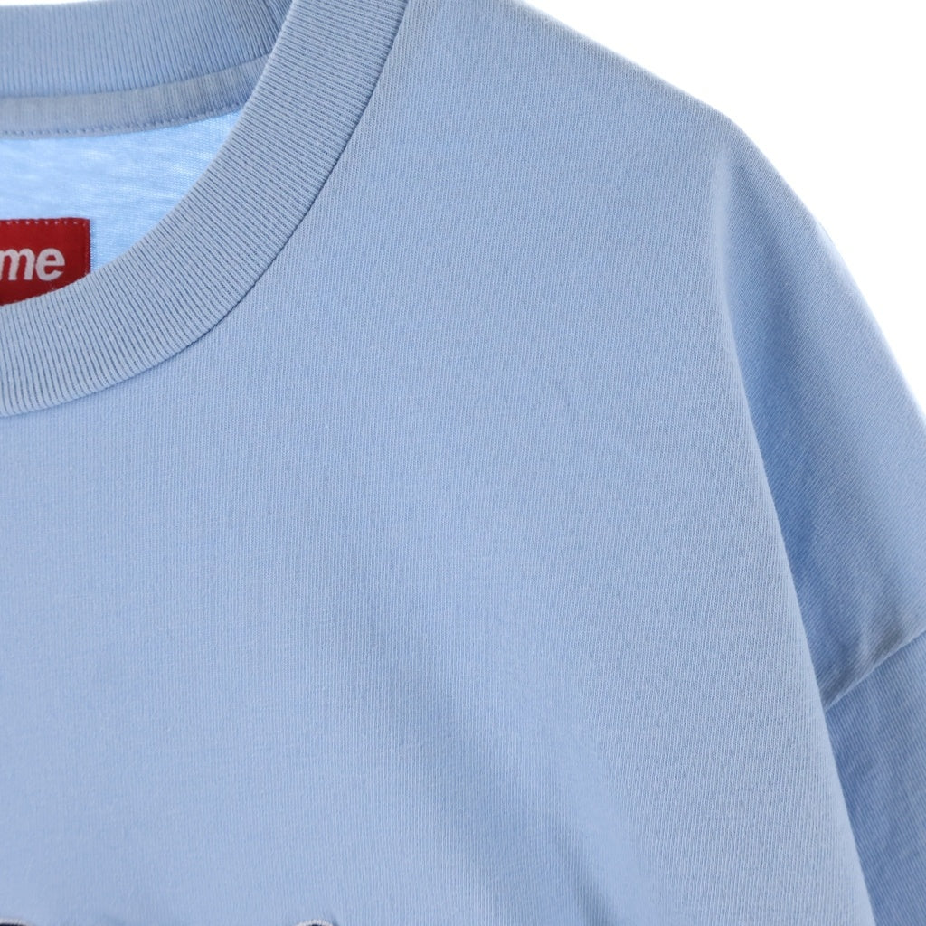 SUPREME(シュプリーム) 26SS Raised Script S/S Top レイズドスクリプト 半袖Tシャツ カットソー ライトブルー