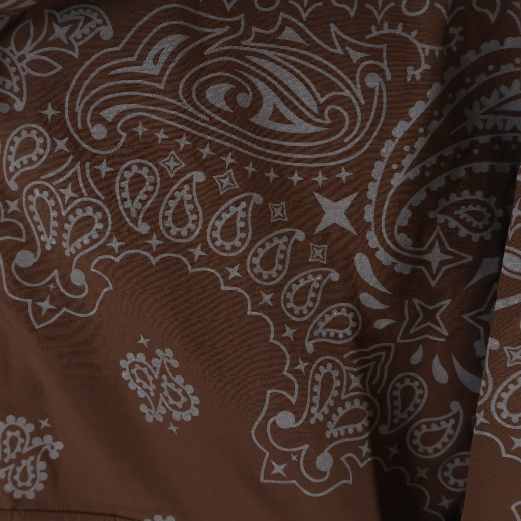 SUPREME(シュプリーム) 26SS Reflective Bandana Anorak リフレクティブバンダナアノラック フーディー ブラウン
