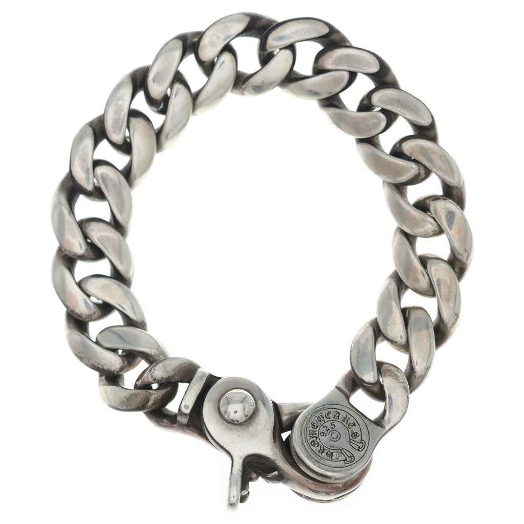 CHROME HEARTS(クロムハーツ) CLSC CHN LNK SML クラシックリンクスモールクリップブレスレット 15LINK シルバー