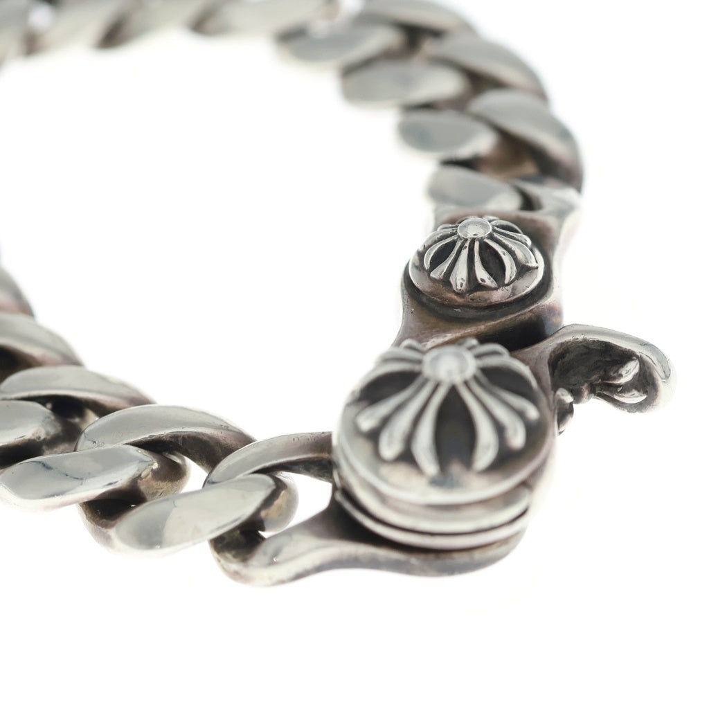 CHROME HEARTS(クロムハーツ) CLSC CHN LNK SML クラシックリンクスモールクリップブレスレット 15LINK シルバー