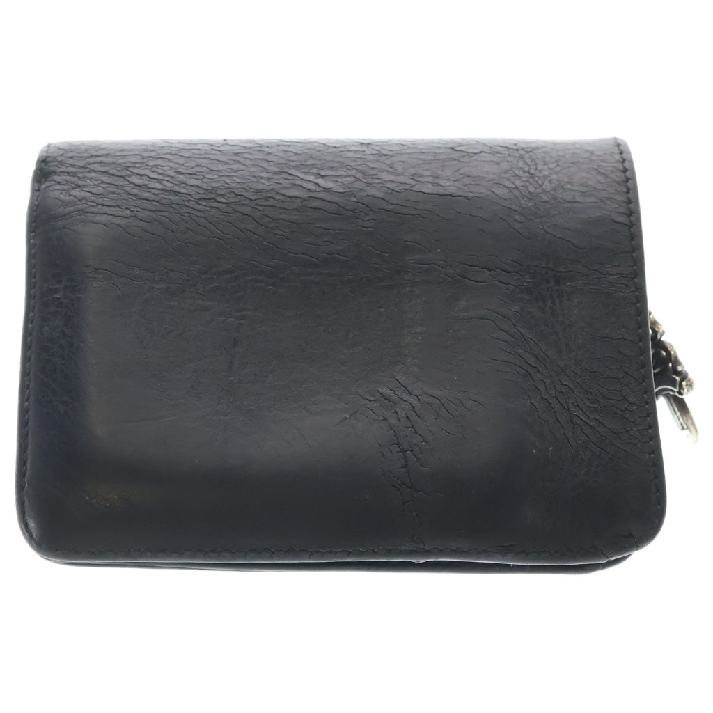 CHROME HEARTS(クロムハーツ) JOEY ジョーイ クロスパッチ レザーウォレット 財布 ブラック