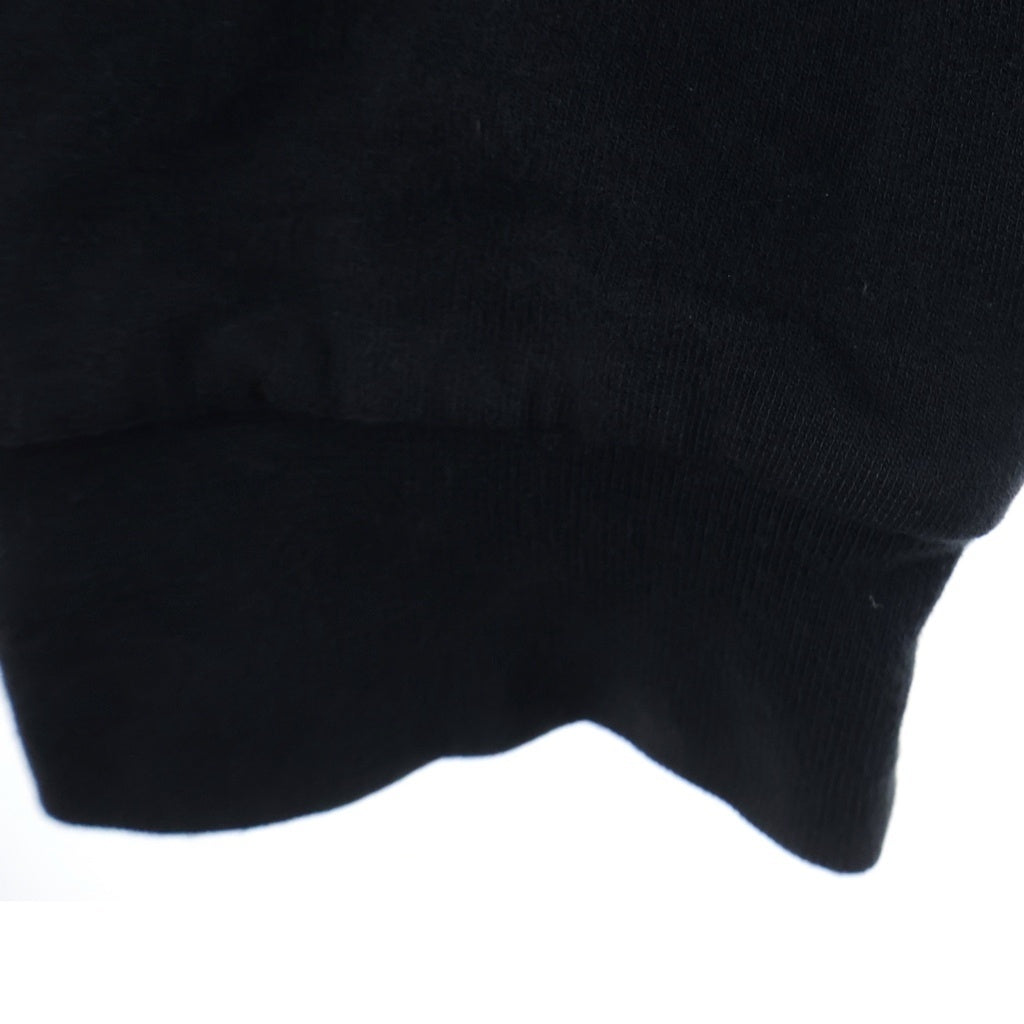 CHROME HEARTS(クロムハーツ) SWTSHRT HD ZIP ダガージップ マリブ限定 アームフローラル バックホースシュープリント 裏地サーマル ジップアップスウェットパーカー フーディー ブラック