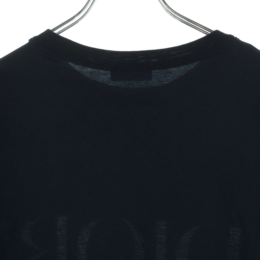 DIOR(ディオール) 21SS LOGO TEE ロゴ刺繍 クルーネック 半袖Tシャツ カットソー ネイビー 183J685A0677