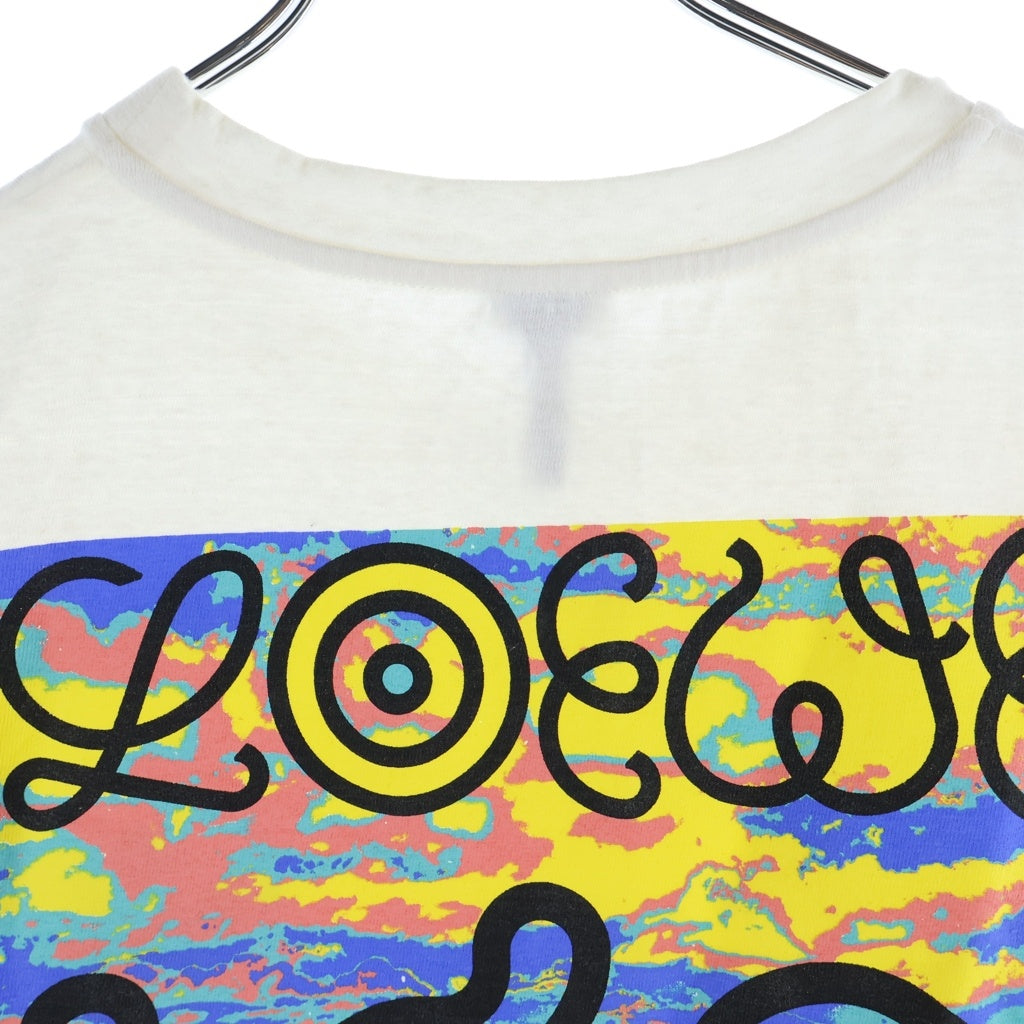 LOEWE(ロエベ) 19SS Eye LOEWE Nature クルーネック 半袖Tシャツ カットソー ホワイト A-28003861