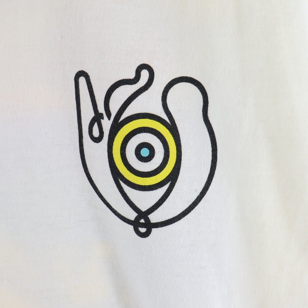 LOEWE(ロエベ) 19SS Eye LOEWE Nature クルーネック 半袖Tシャツ カットソー ホワイト A-28003861