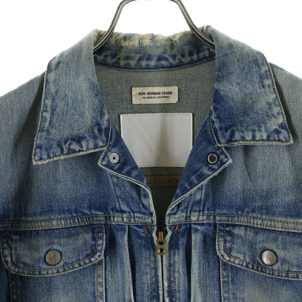 RON HERMAN(ロンハーマン) 20SS Denim Jacket ジップアップ デニムジャケット インディゴ 3120400080