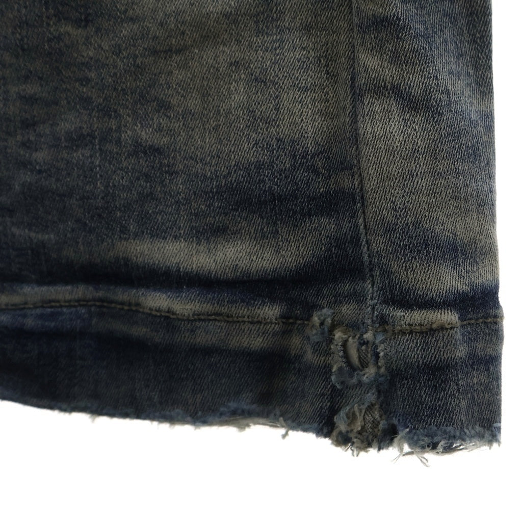 Rick Owens(リックオウエンス) 24AW Double Cargo Jumbo Belas ダブルジャンボカーゴベラ デニムパンツ インディゴ DU02D2398-SKY