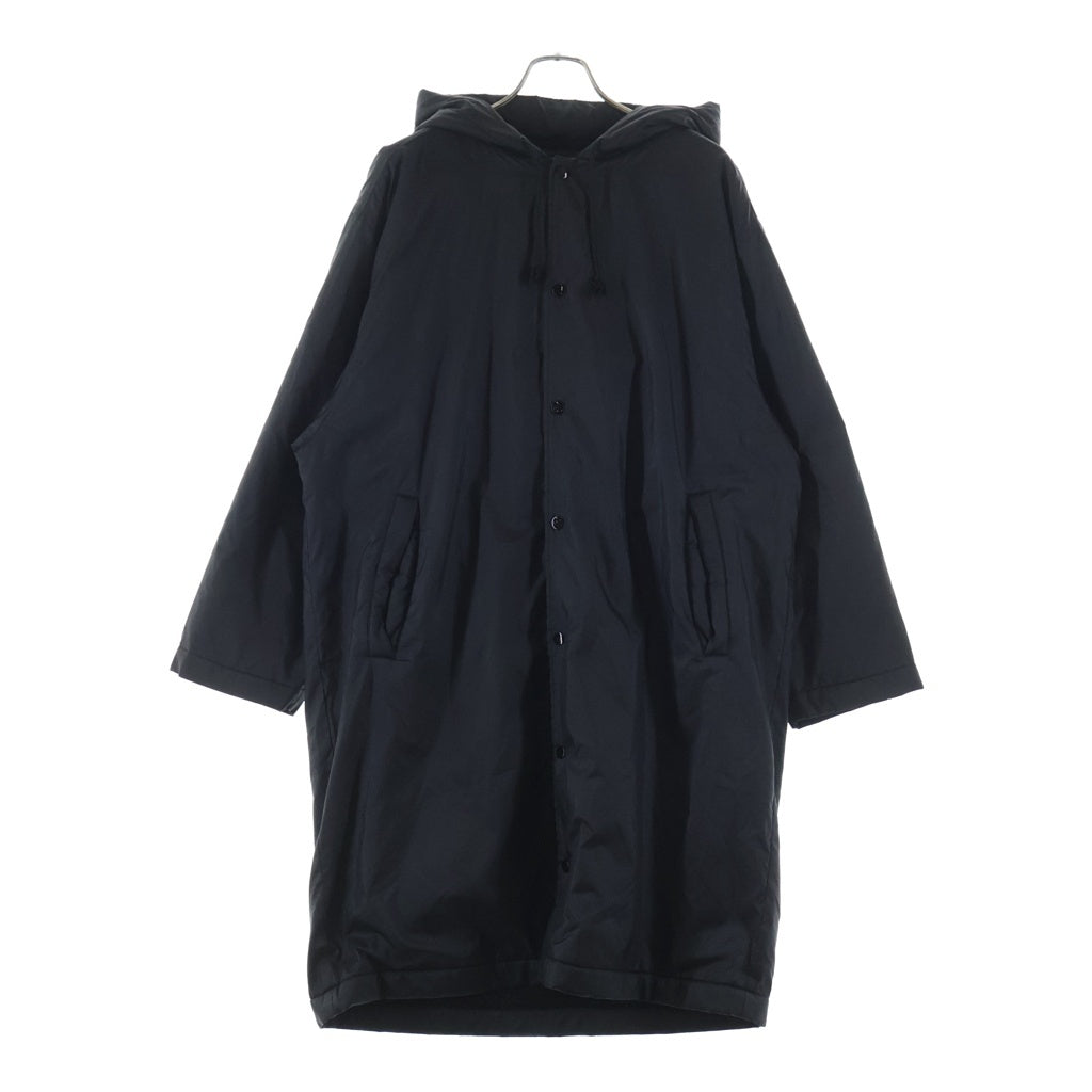 GOOD DESIGN SHOP COMME des GARCONS(グッドデザインショップ コムデギャルソン) 17AW Boa Over Coat ボアオーバーコート CDG バックプリント ブラック IT-C001