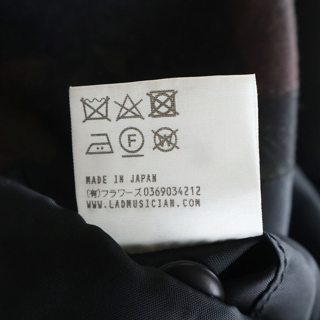 LAD MUSICIAN(ラッドミュージシャン) 19AW Standard 1B Jacket スタンダード テーラードジャケット 花柄 ブラック 2219-311