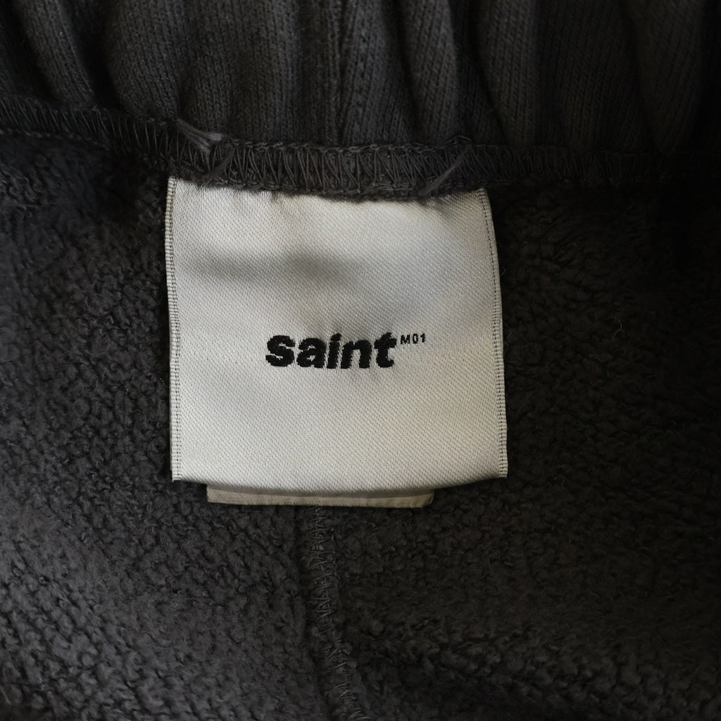 SAINT MICHAEL(セントマイケル) 26SS ヴィンテージヴィンテージ加工スウェットショートパンツ ブラック SM-MK8-0000-068