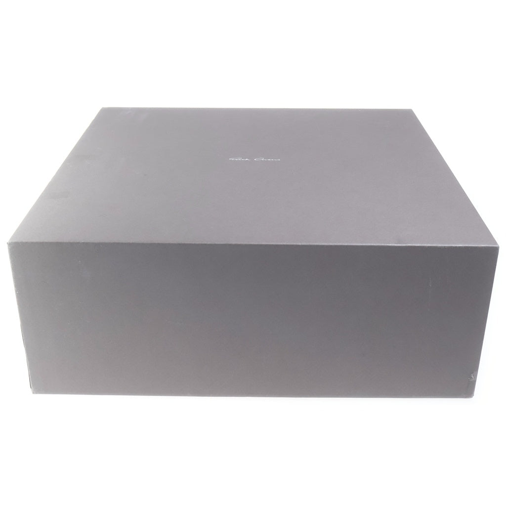 Rick Owens(リックオウエンス) MEGA BUMPER GEOBASKET メガバンパー ジオバスケット サイドジップ レザー ハイカットスニーカー ブラック/ホワイト RU01D3868