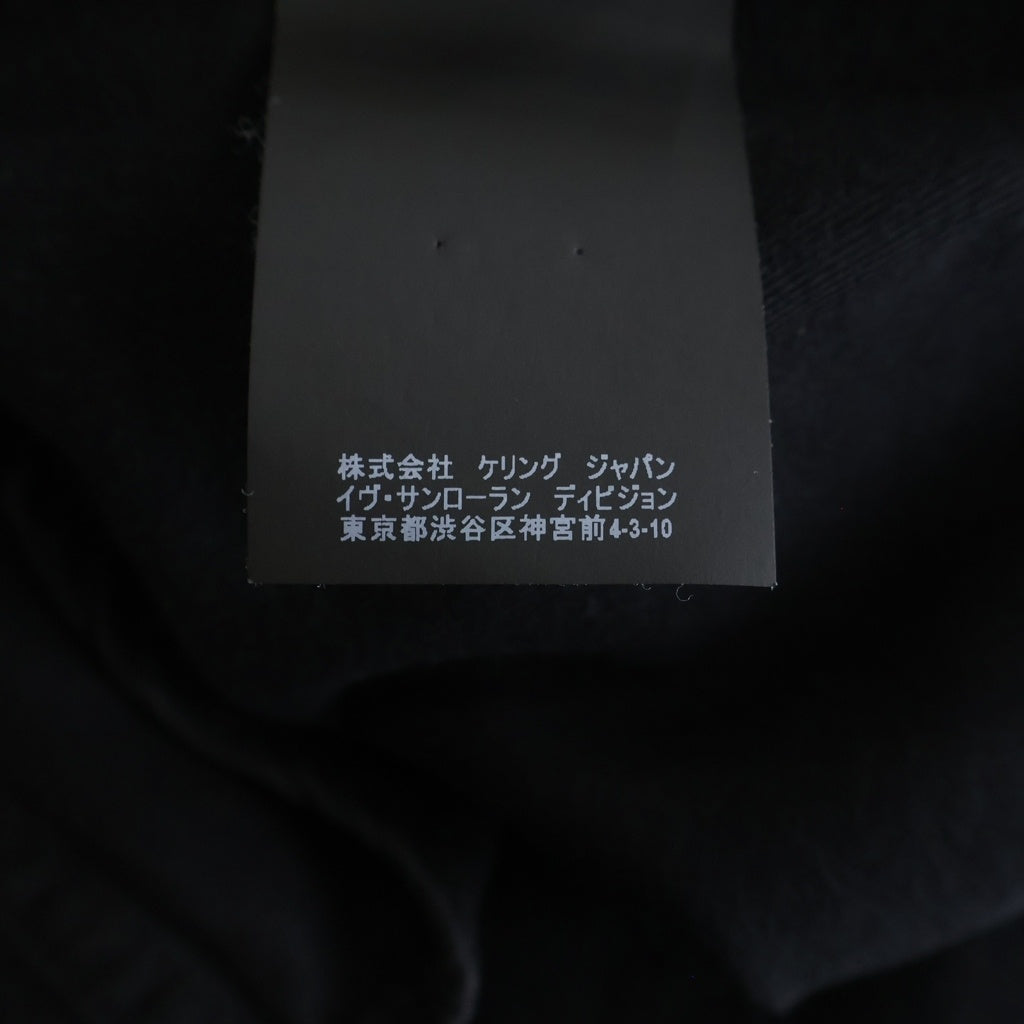 SAINT LAURENT PARIS(サンローランパリ) 19AW ボタンフライ コットン ウエスタン 長袖シャツ ブラック 531727
