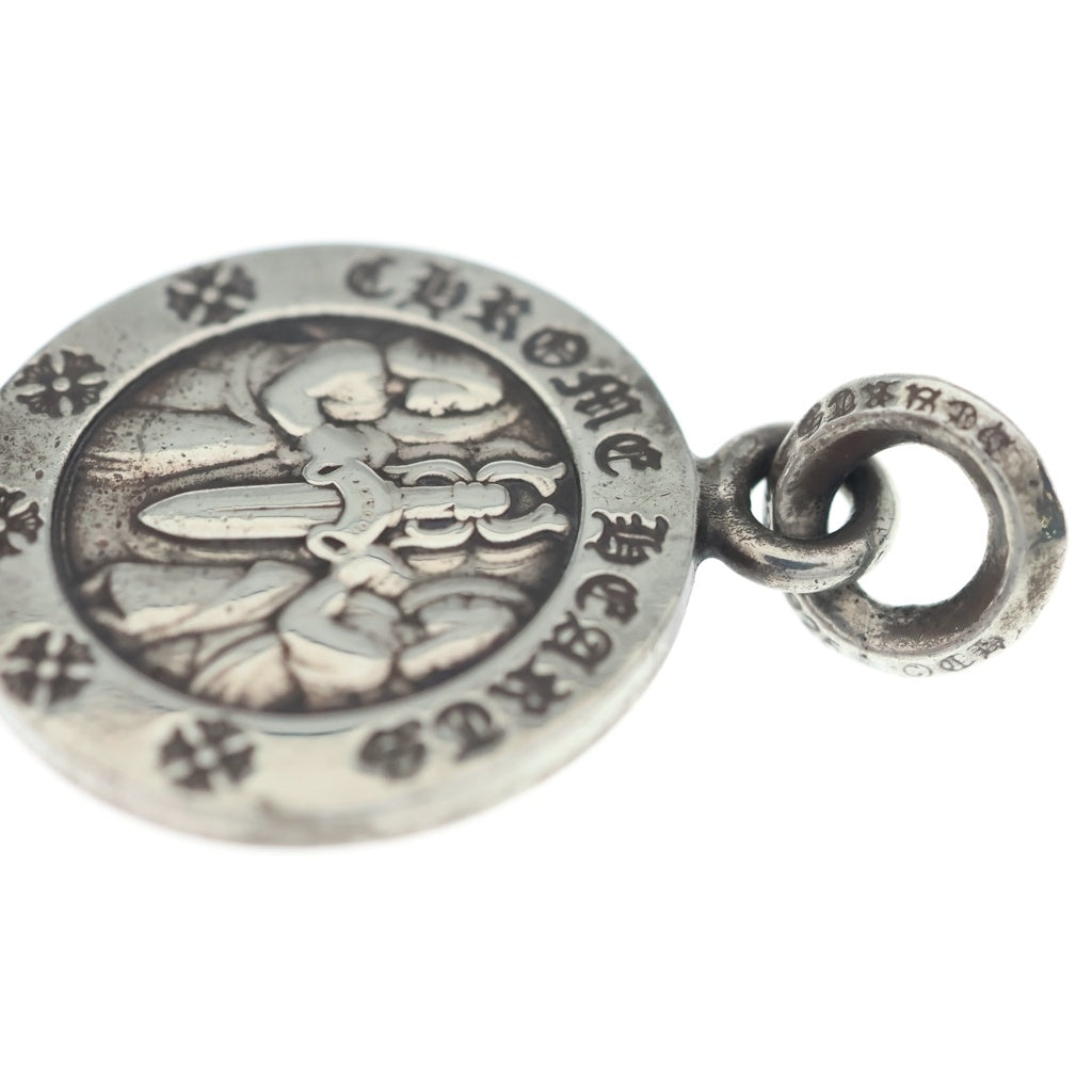CHROME HEARTS(クロムハーツ) ANGEL MEDAL wCRS BBYFAT エンジェルメダル/ベイビーファットクロス ペンダントトップ シルバー BCA208