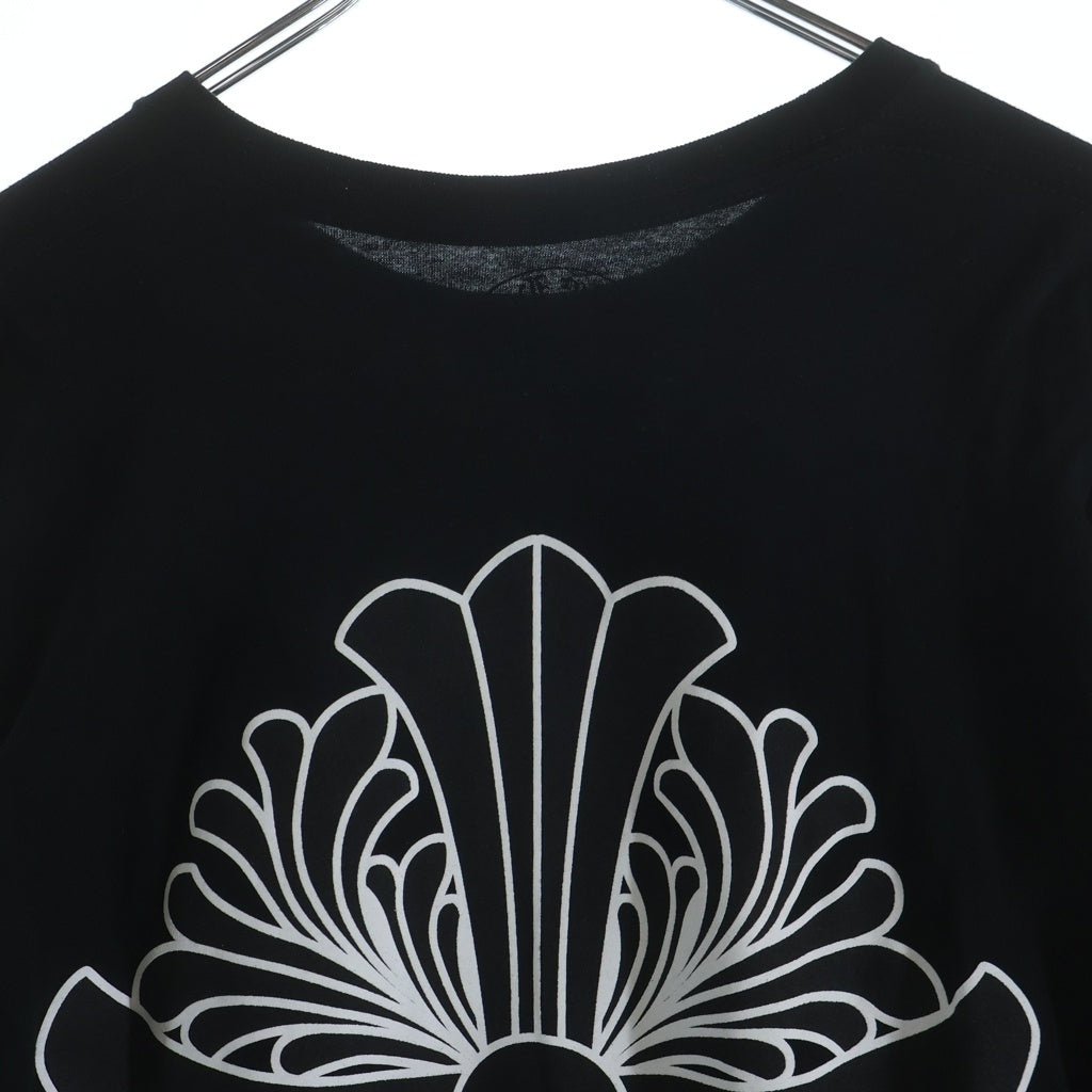 CHROME HEARTS(クロムハーツ) CH PLUS T-SHRT CHプラス バックスクロールプリント 長袖Tシャツ カットソー ブラック