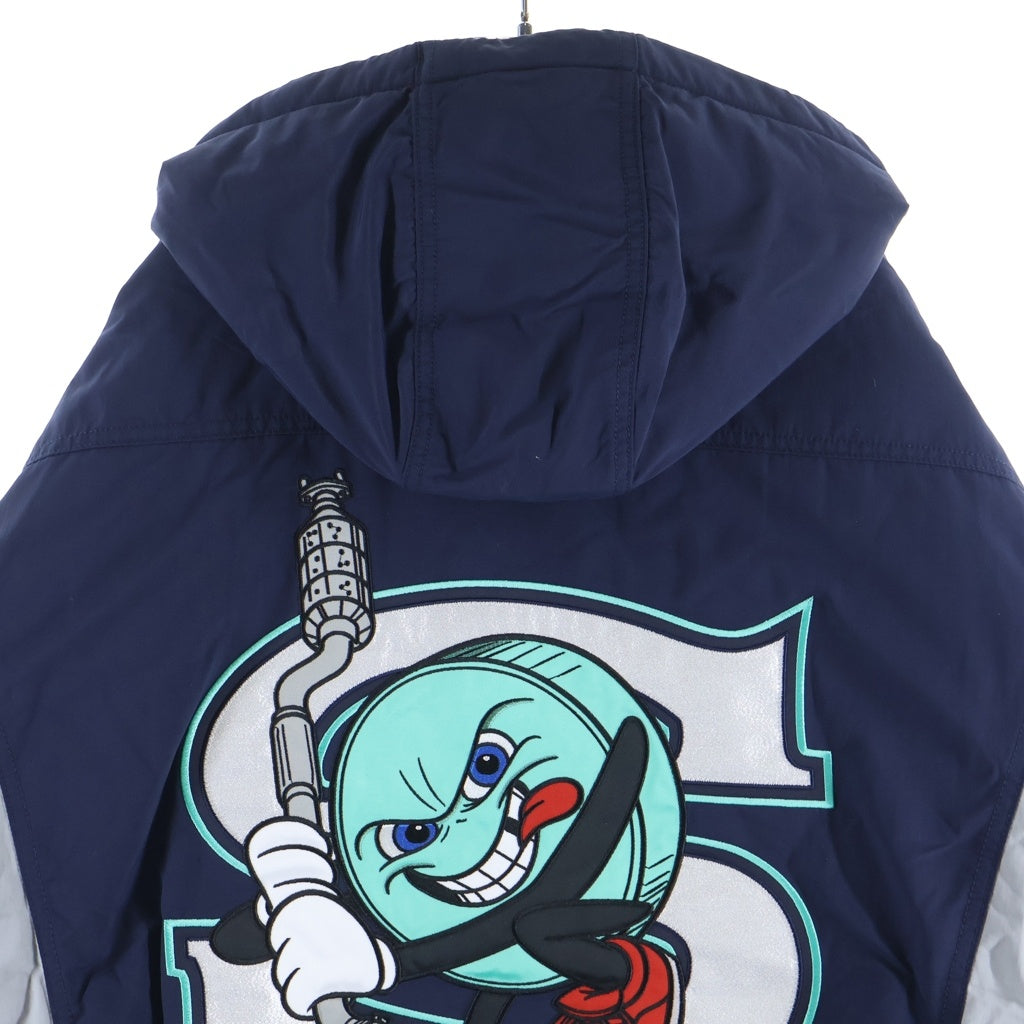 SUPREME(シュプリーム) 26SS × SALEM Half Zip Stadium Jacket セーラム ハーフジップスタジアムジャケット ネイビー