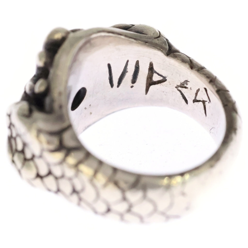 A&G(エーアンドジー) VIPER ヴァイパーリング スネーク ストーン 指輪 シルバー