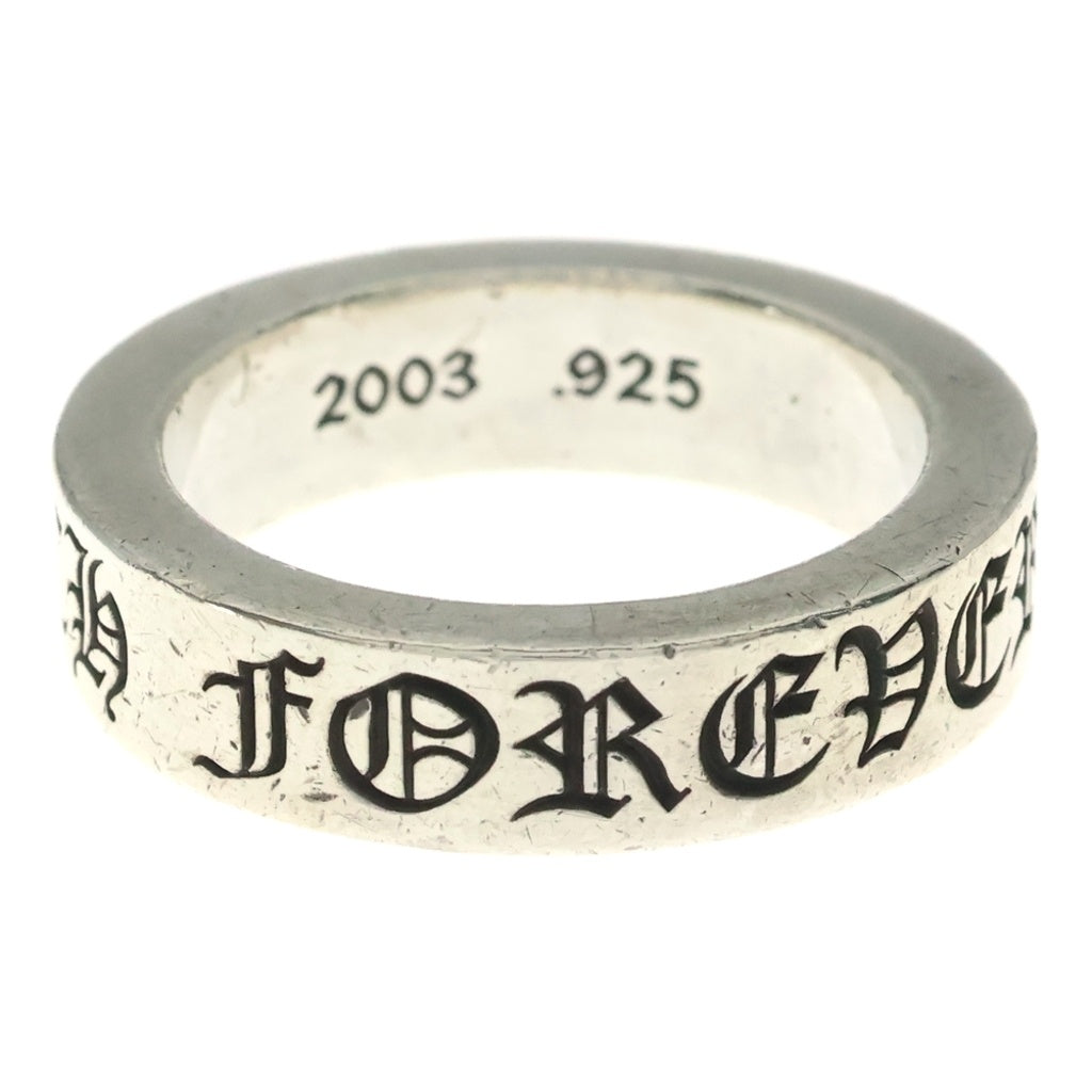 CHROME HEARTS(クロムハーツ) 6mm SPACER FOREVER 6mmスペーサーリング フォーエバーシルバーBCA337