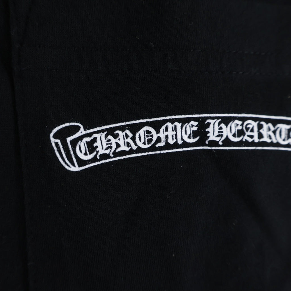 CHROME HEARTS(クロムハーツ) CH T-SHRT バックロゴプリント半袖Tシャツ カットソー ブラック