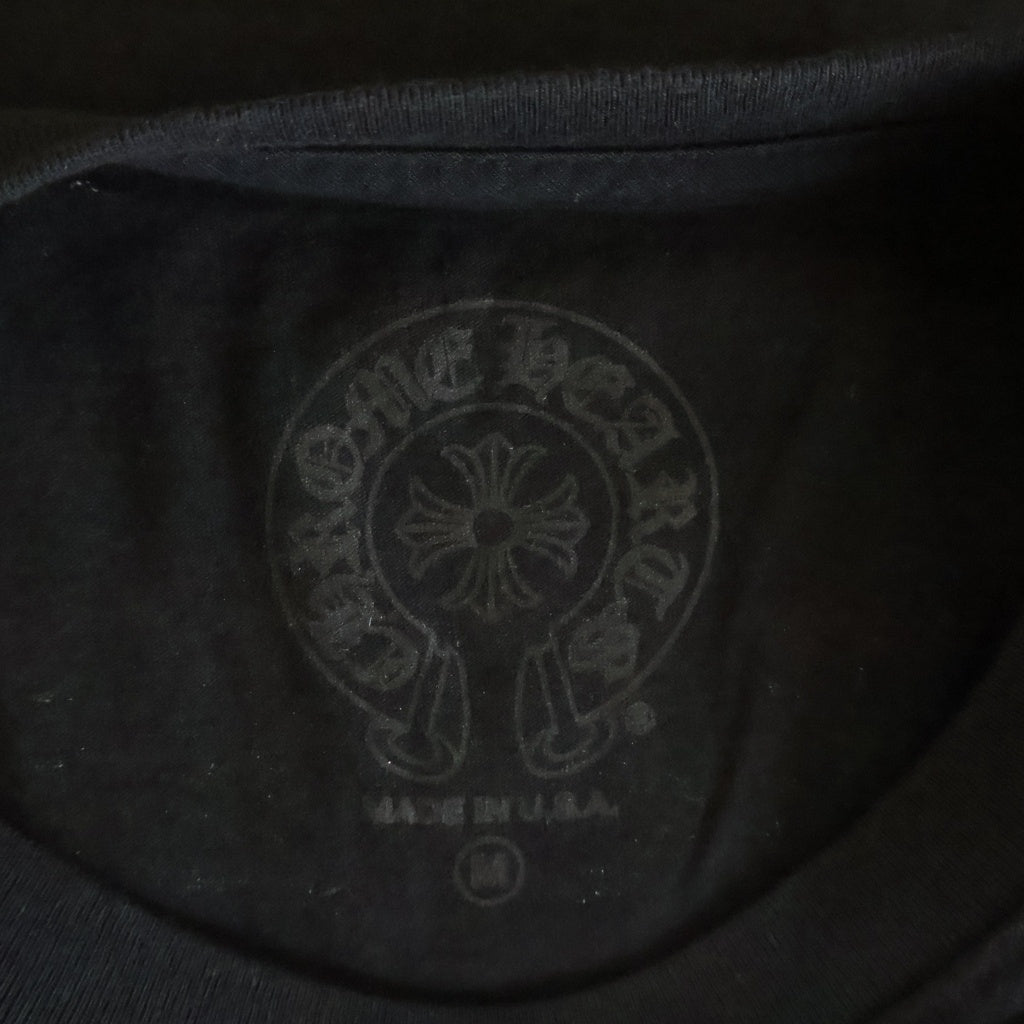 CHROME HEARTS(クロムハーツ) CH T-SHRT バックロゴプリント半袖Tシャツ カットソー ブラック
