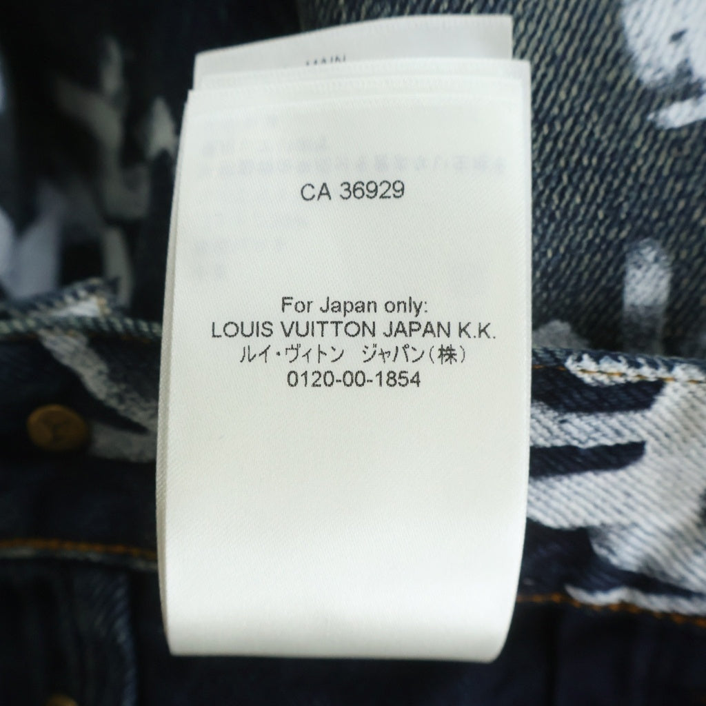 LOUIS VUITTON(ルイヴィトン) 25AW ×NIGO Denim Skate Pants グラフィティスケートデニムパンツ ジーンズ インディゴ RM252M XRZ HTD65W
