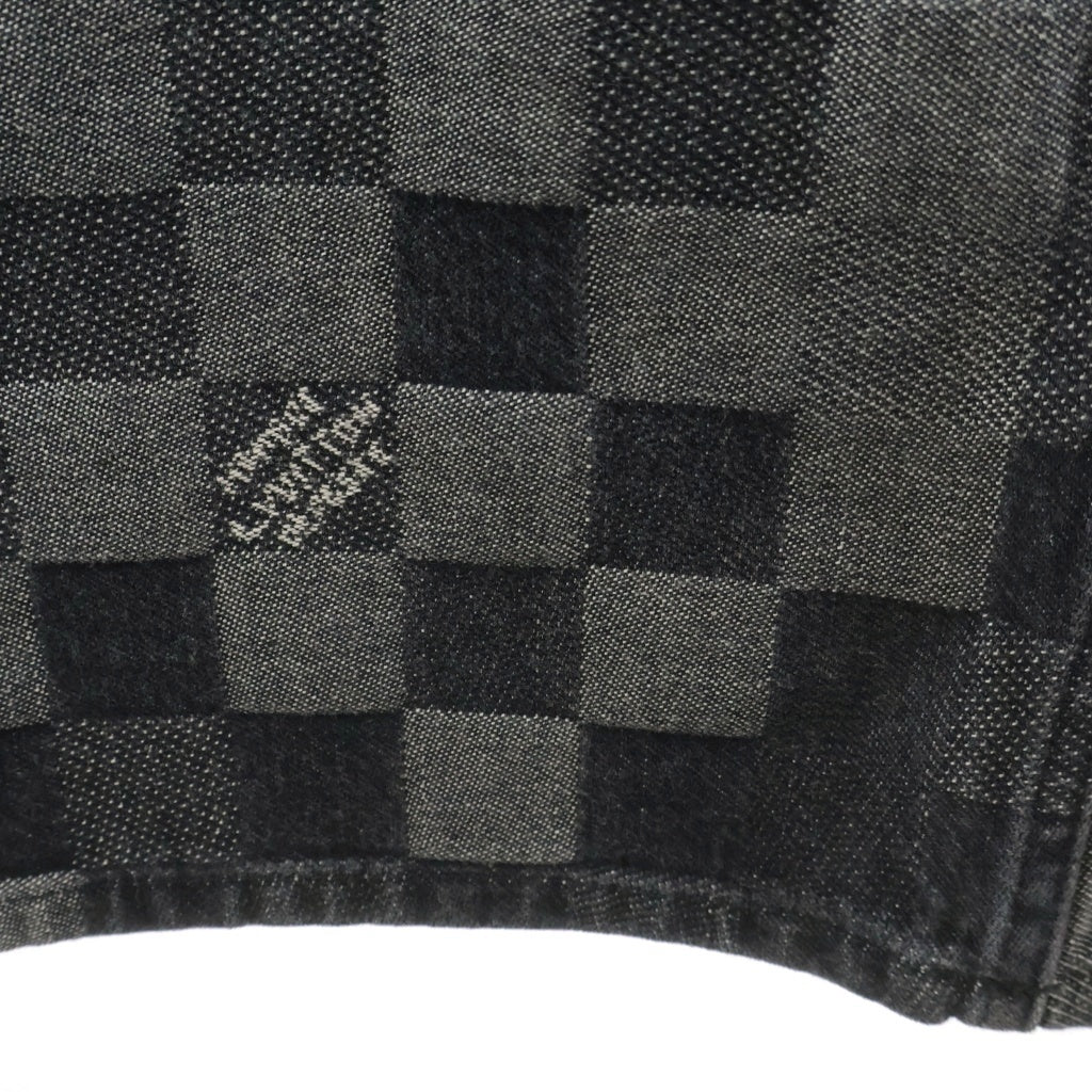 LOUIS VUITTON(ルイヴィトン) 25SS ダミエデニムスケーターデニムパンツ ジーンズ グレー RM251MN GCO HQD87W