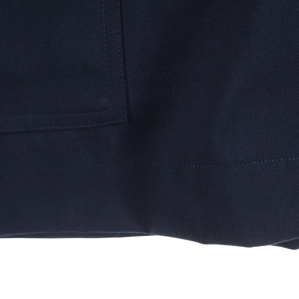 MARNI(マルニ) 21AW トロピカルウール 半袖シャツ ネイビー CUMU0207A0 S45455