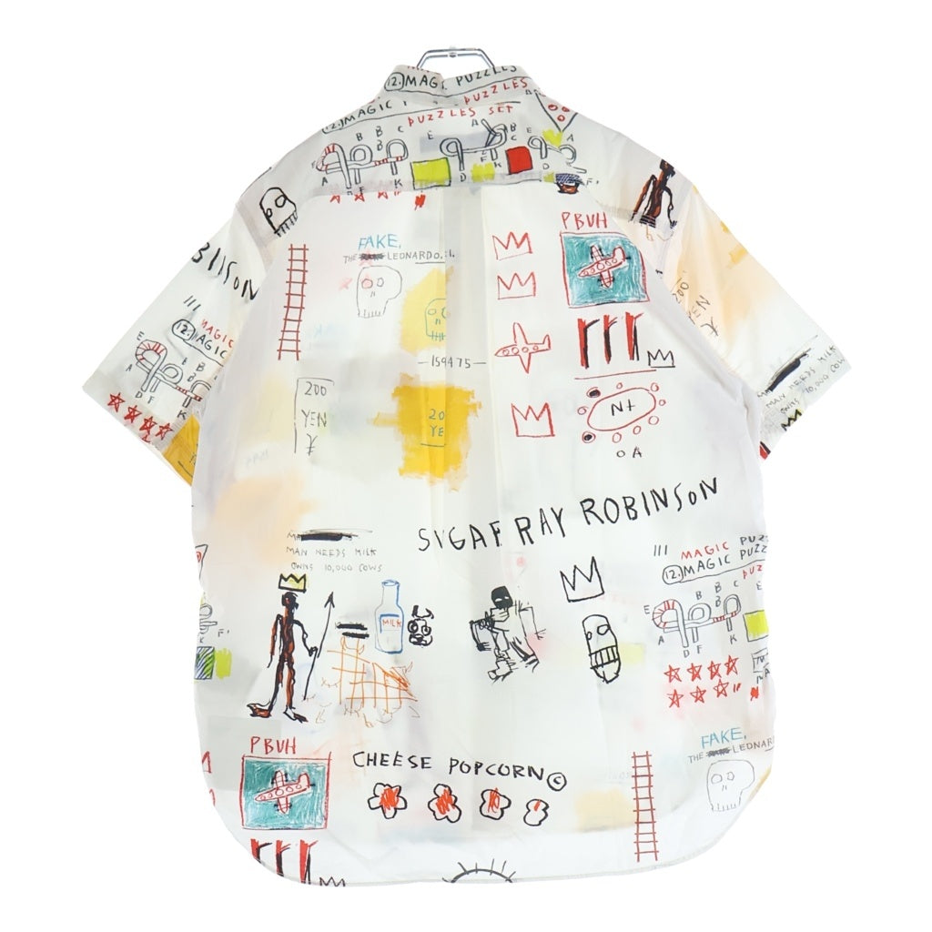 JUNYA WATANABE COMME des GARCONS(ジュンヤワタナベ コムデギャルソン) Jean Michel Basquiat ジャンミシェル・バスキア コットンブロードプリント半袖シャツ WK-B025