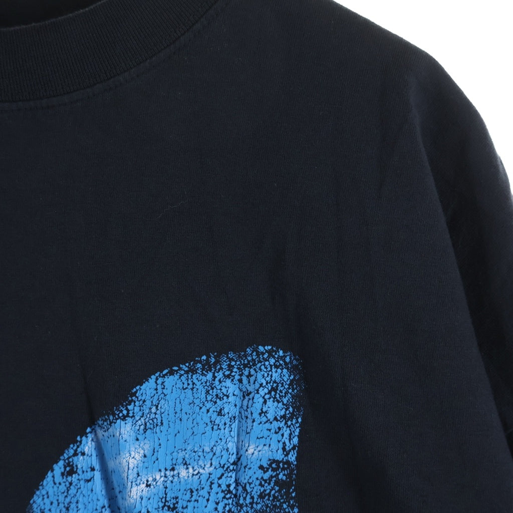 BALENCIAGA(バレンシアガ) Bow Over Size Tee ボウ オーバーサイズ リボン プリント半袖Tシャツ カットソー ブラック レディース 850989 TTVV4