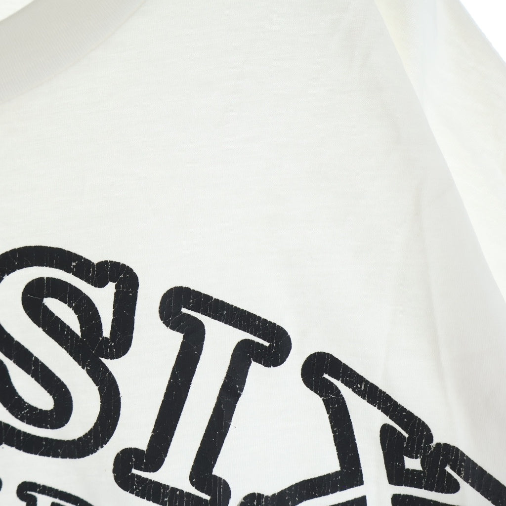 MM6 Maison Margiela(エムエムシックスメゾンマルジェラ) MM-SIX フロントグラフィックプリント 半袖Tシャツ カットソー ホワイト S52GC0276 S24312