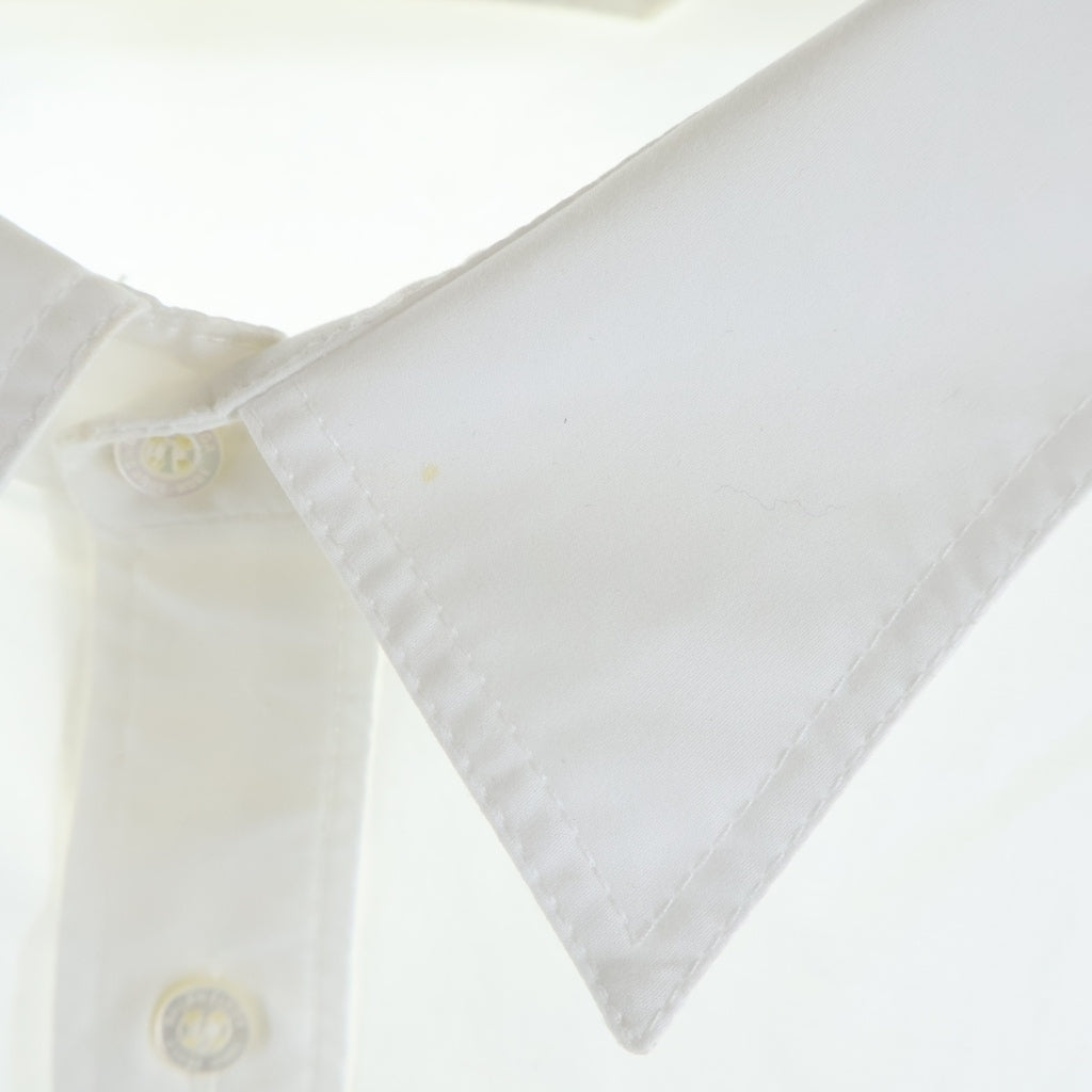BALENCIAGA(バレンシアガ) Oversized Off Shoulder Cotton Poplin Shir オーバーサイズオフショルダー コットンポプリン ロングスリーブシャツ 長袖シャツ ホワイト 809072 TNM60 レディース