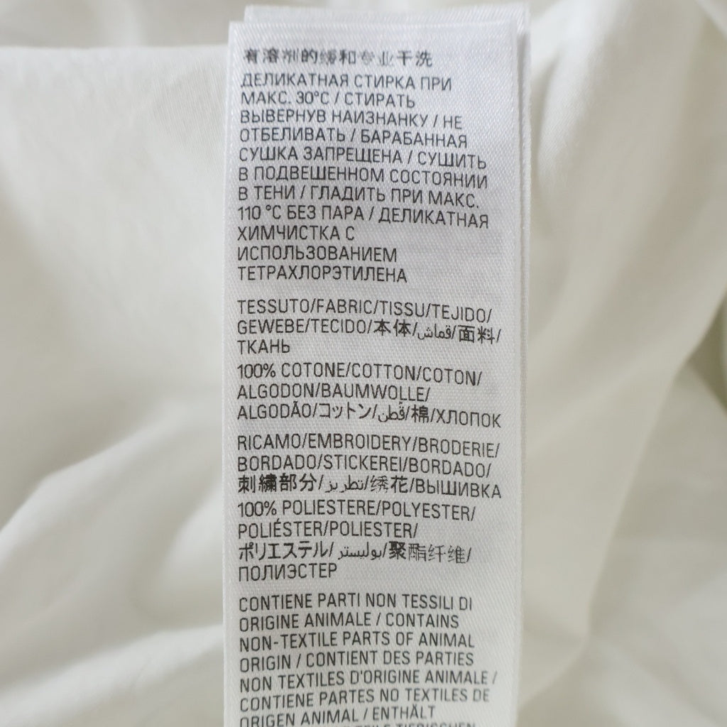 BALENCIAGA(バレンシアガ) Oversized Off Shoulder Cotton Poplin Shir オーバーサイズオフショルダー コットンポプリン ロングスリーブシャツ 長袖シャツ ホワイト 809072 TNM60 レディース