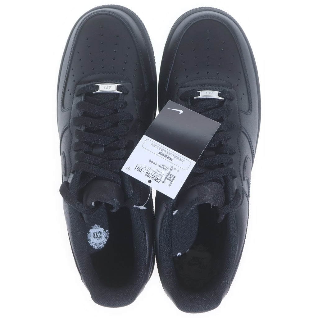 NIKE(ナイキ) Air Force 1 Low '07 Black/Black CW2288-001 エアフォース1 ローカットスニーカー シューズ ブラック US10.5/28.5cm