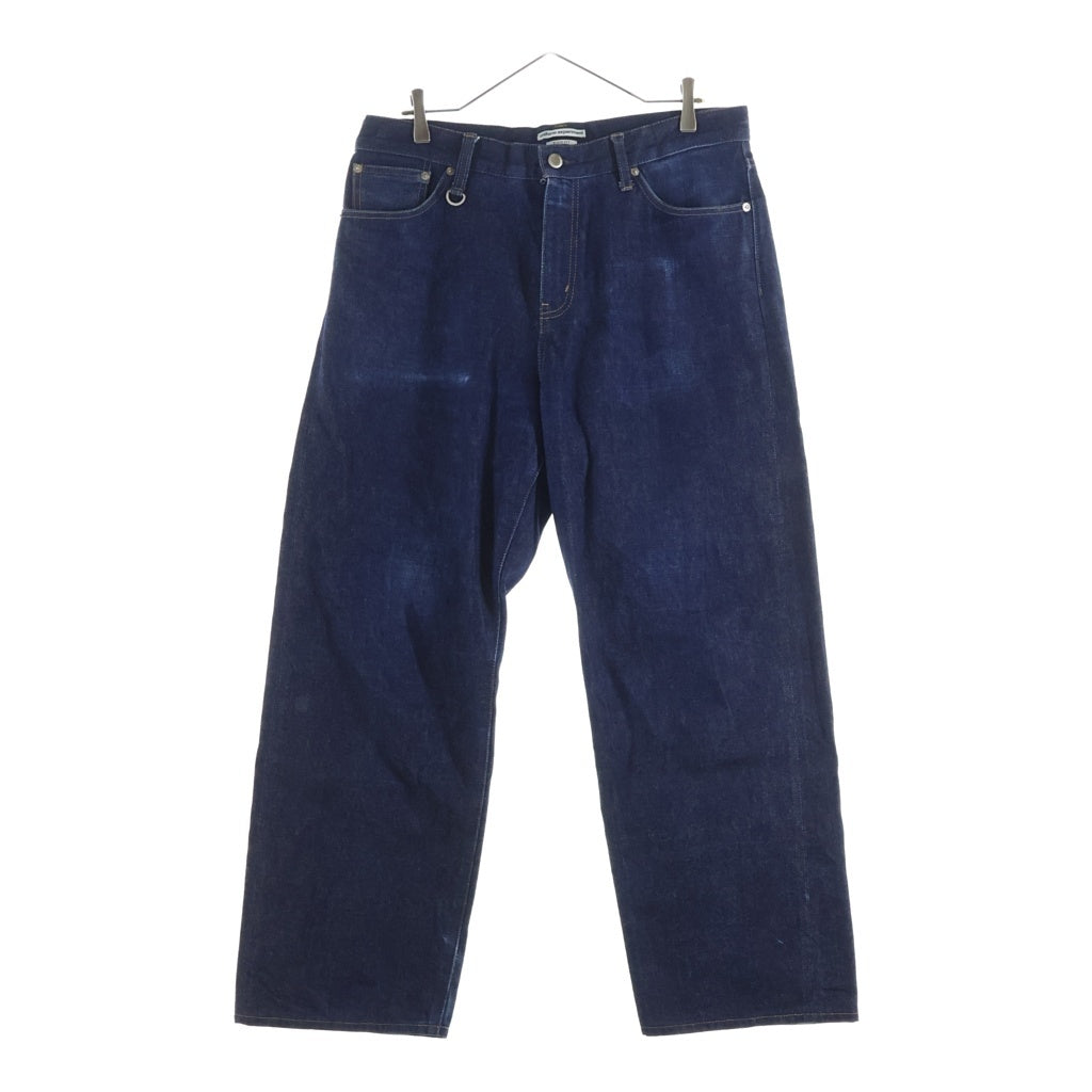 UNIFORM EXPERIMENT(ユニフォームエクスペリメント) RIGID DENIM WIDE-FIT JEANS リジット ワイドフィット デニム インディゴ 252052