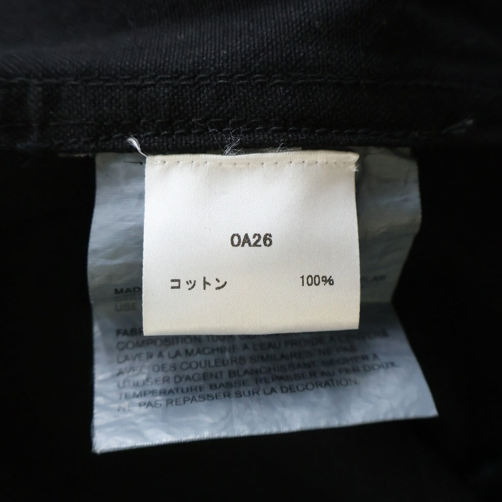 VYNER ARTICLES(ヴァイナーアーティクルズ) Worker Shirt with Bandana Patches バンダナパッチ ワーク長袖シャツ ブラック
