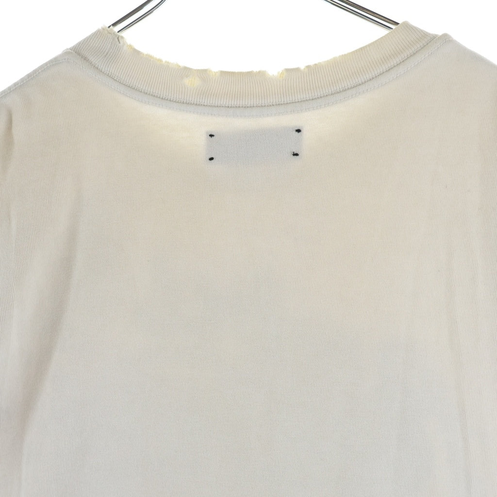 AMIRI(アミリ) MR. HOLLYWOOD OVERSIZED TEE ミスター ハリウッド プリント ヴィンテージ加工 半袖Tシャツ カットソー ベージュ