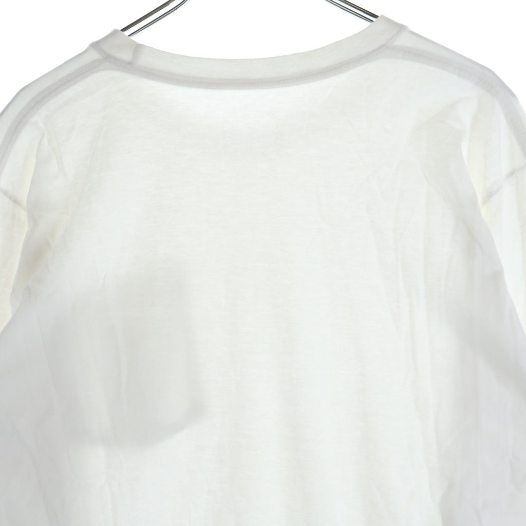 CHROME HEARTS(クロムハーツ) CH L/S CHプラスファイヤープリント 長袖Tシャツ ホワイト