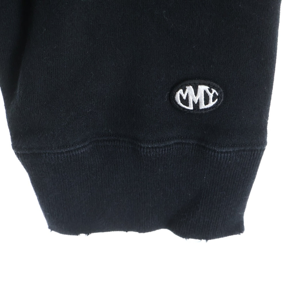 MAISON MIHARAYASUHIRO(メゾンミハラヤスヒロ) Distressed Zip-up Hoodie ディストレスド ジップアップ フーディー ブラック J13PK721