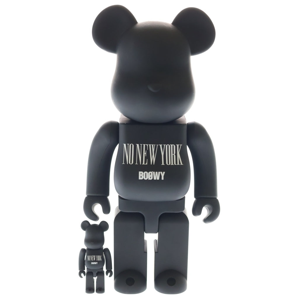 MEDICOM TOY(メディコムトイ) BE@RBRICK NO NEW YORK BOOWY 100% & 400% ベアブリック フィギュア 人形 ブラック