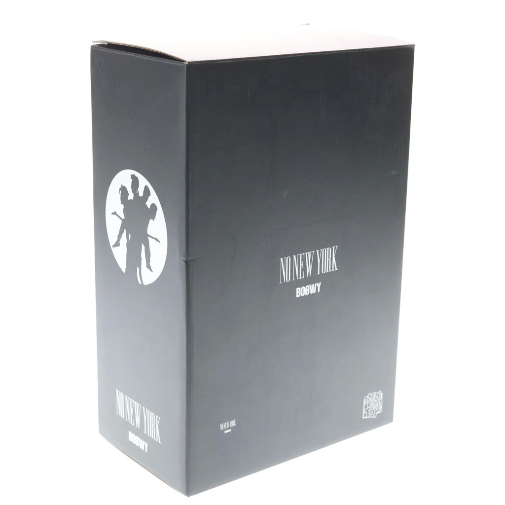 MEDICOM TOY(メディコムトイ) BE@RBRICK NO NEW YORK BOOWY 100% & 400% ベアブリック フィギュア 人形 ブラック