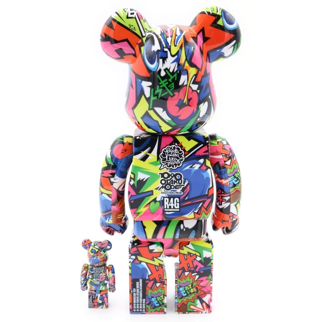 MEDICOM TOY(メディコムトイ) BE@RBRICK × Fantasista Utamaro ファンタジスタ 歌麿呂 100% & 400% ベアブリック フィギュア 人形 マルチカラー