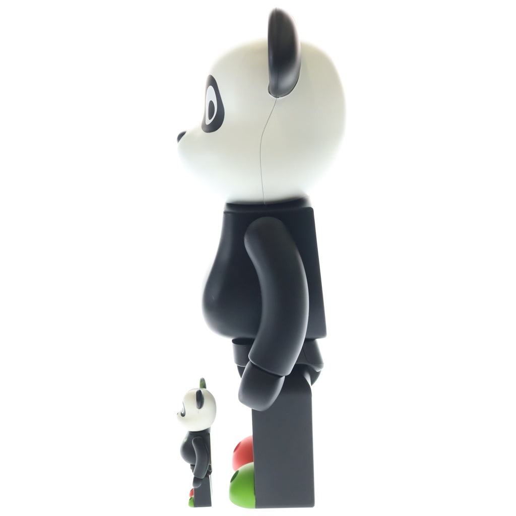 MEDICOM TOY(メディコムトイ) BE@RBRICK × atmos × STAPLE 100% & 400% ベアブリック フィギュア 人形 ホワイト/ブラック/グリーン