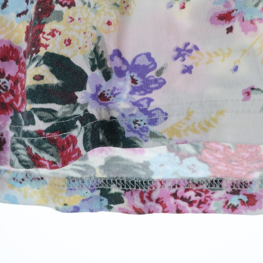 SUPREME(シュプリーム) 26SS Washed S/S Top Floral ウォッシュド トップ フローラル ロゴ刺繍 クルーネック半袖Tシャツ カットソー マルチカラー