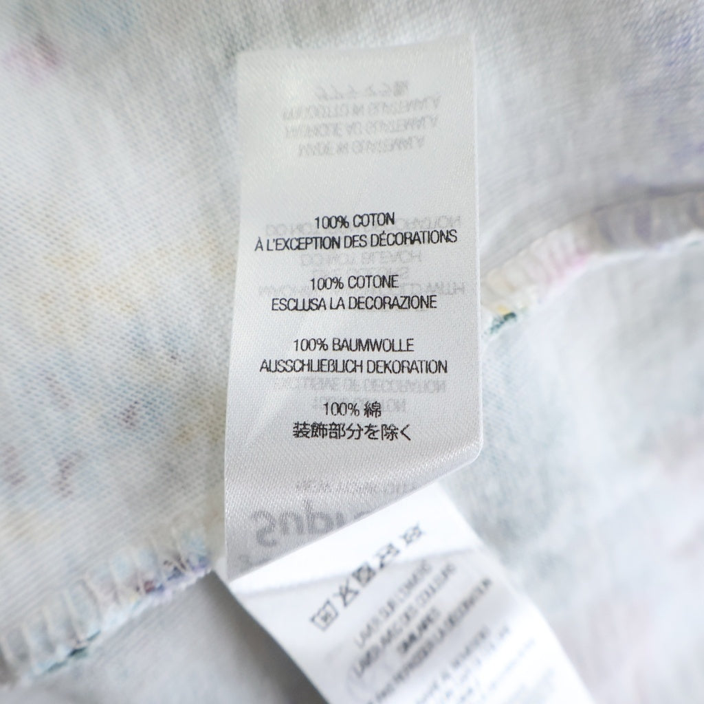 SUPREME(シュプリーム) 26SS Washed S/S Top Floral ウォッシュド トップ フローラル ロゴ刺繍 クルーネック半袖Tシャツ カットソー マルチカラー