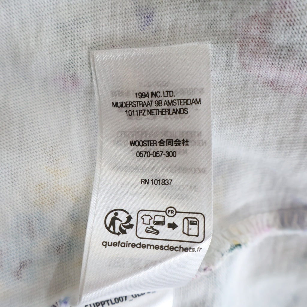 SUPREME(シュプリーム) 26SS Washed S/S Top Floral ウォッシュド トップ フローラル ロゴ刺繍 クルーネック半袖Tシャツ カットソー マルチカラー
