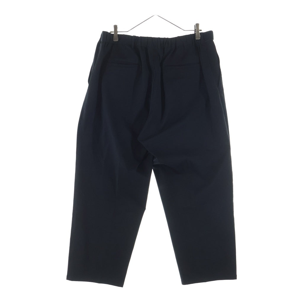 Graphpaper(グラフペーパー) Compact Ponte Wide Tapered Chef Pants コンパクトポンテ ワイドテーパードシェフパンツ スラックス ブラック