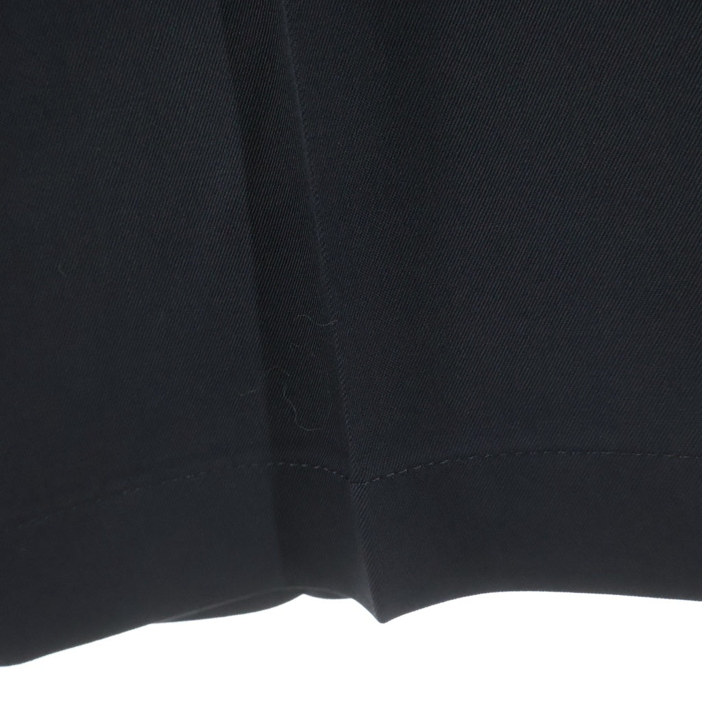 Graphpaper(グラフペーパー) Scale Off Wool Tapered Trousers スケールオフウールテーパードトラウザーパンツ スラックス ブラック GM241-40170B